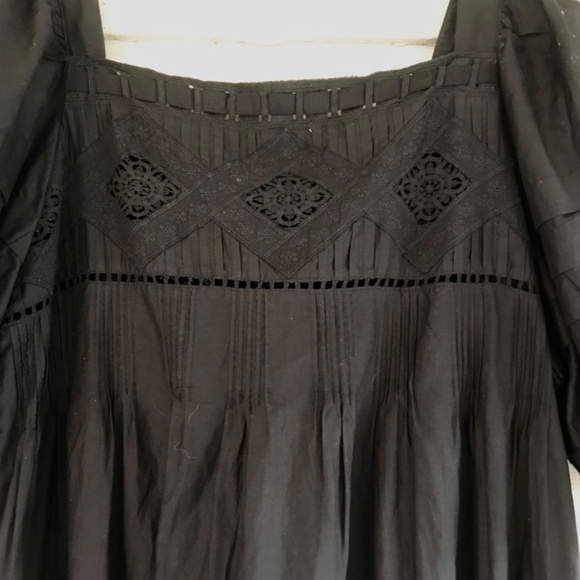 Christy Dawn Shaina Dress, black silk/cotton, M, NWT - Picture 11 of 12